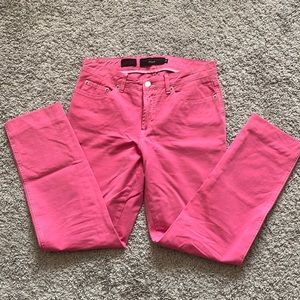 Fabrizio Gianni pink stretch jeans